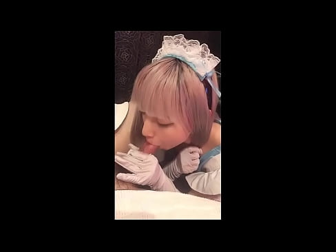 ❤️ Japonský idol [mayuka], kostým francouzské pokojské, část 1, orál a honění s pleťovým mlékem ☑ Šukání u cs.purchasexz.top ❤
